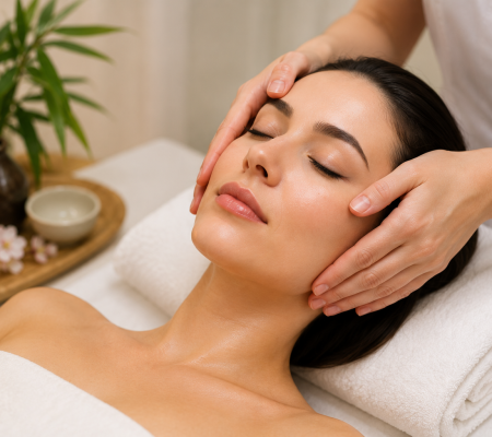 japenese face massage